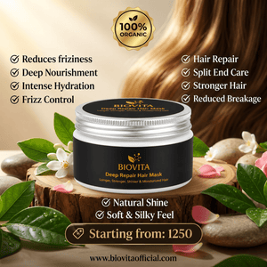 Biovita Deep Repair Hair Mask – 100% Organic - 150ml - Biovita