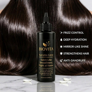 Biovita Keratin Glow – Salon-Smooth Hair Treatment (150ml) - Biovita