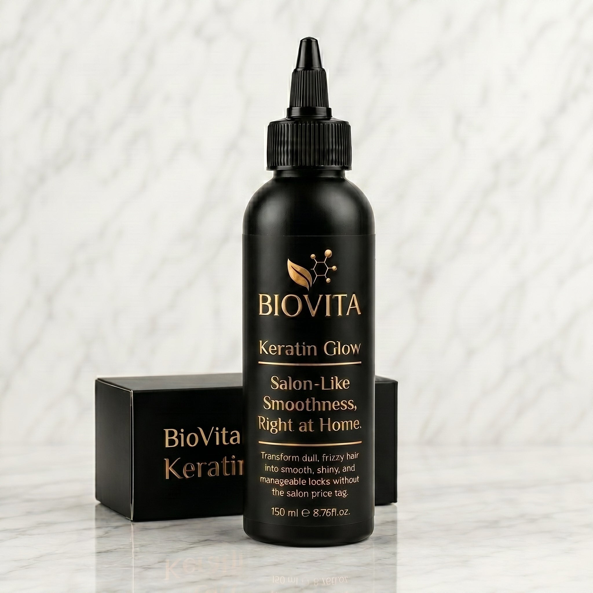 Biovita Keratin Glow – Salon-Smooth Hair Treatment (150ml) - Biovita