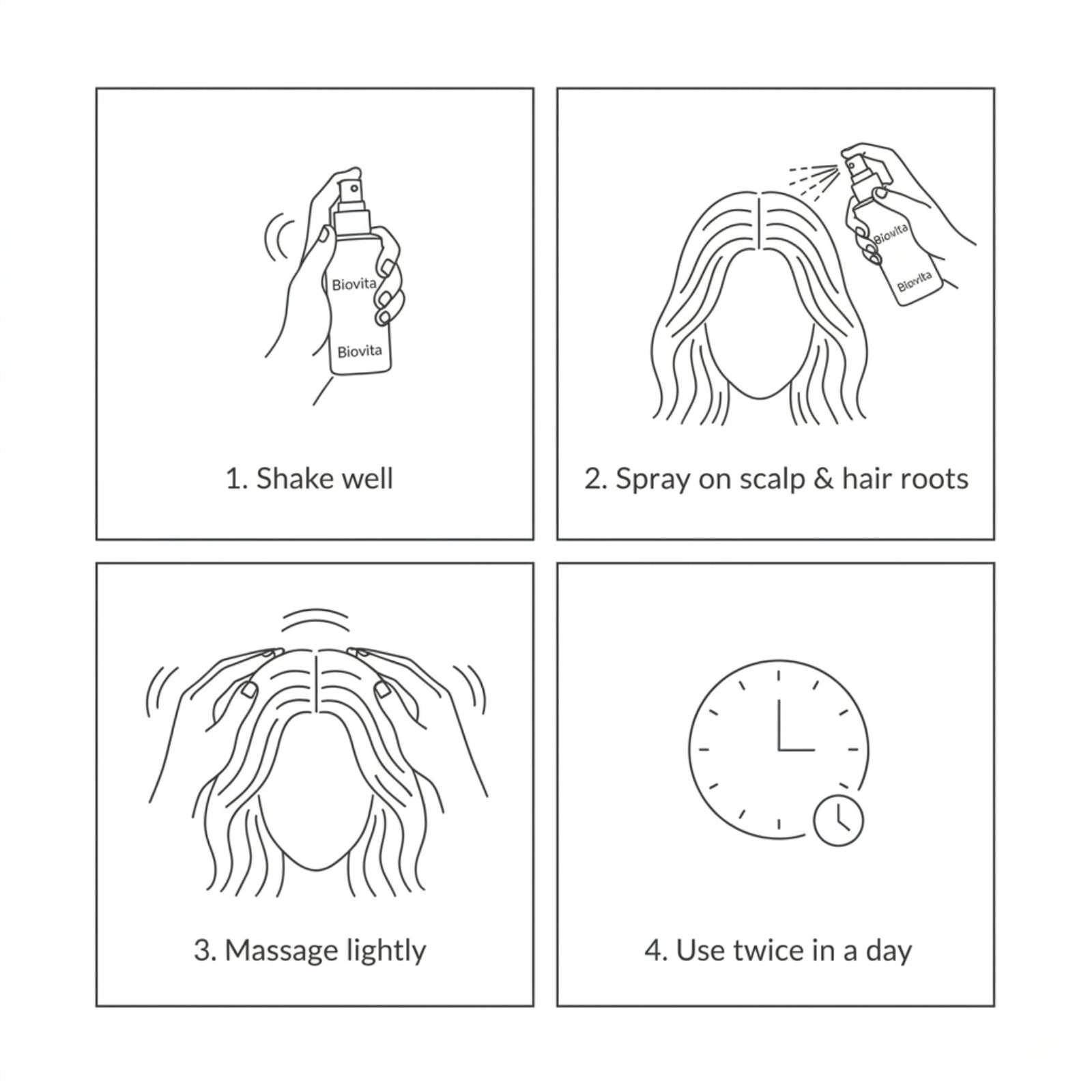 Biovita (Non-Sticky Gel) 2-in-1 Hair Growth & Organic Leave-in Conditioner– 250ml - Biovita
