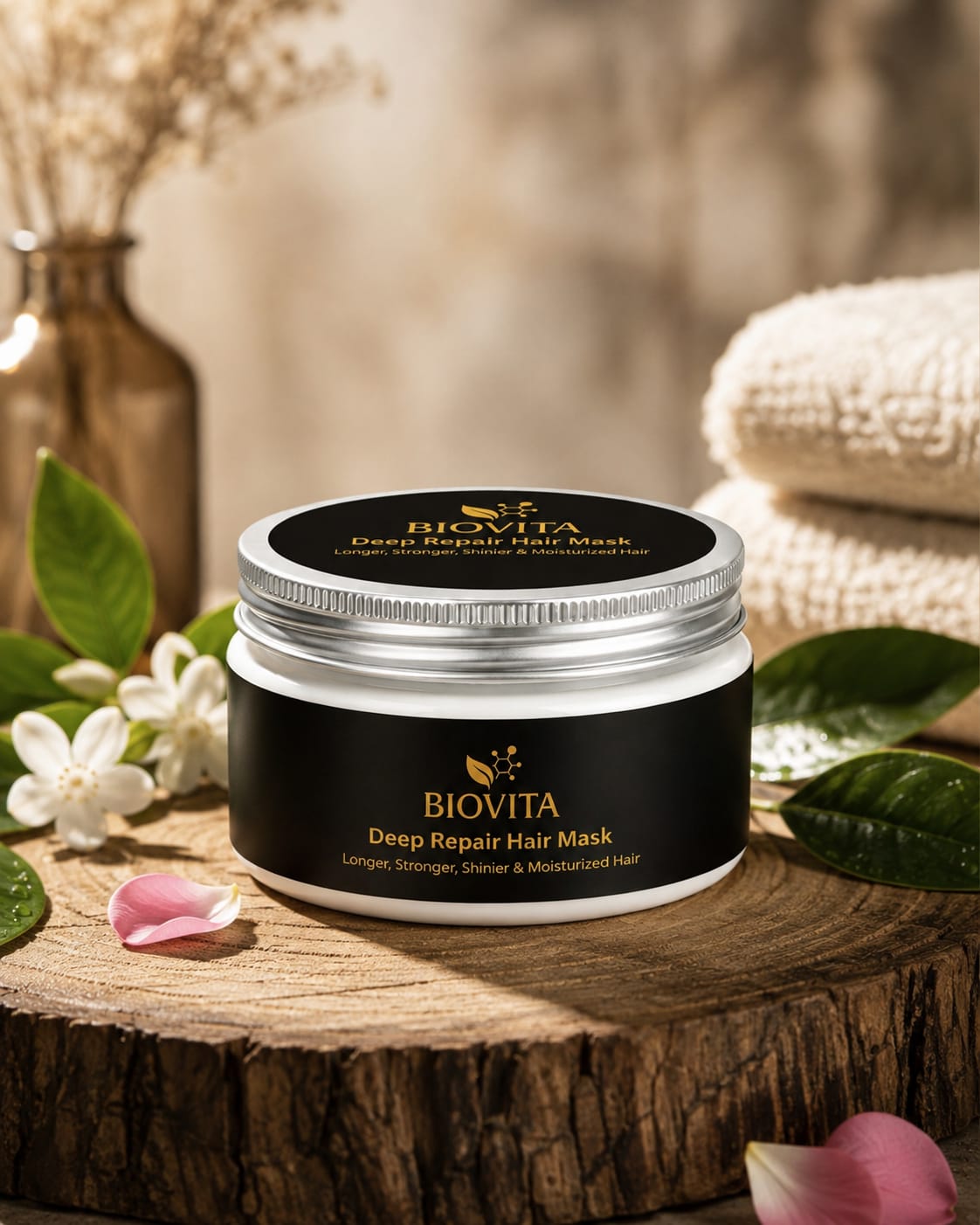 Biovita Organic Deep Repair Hair Mask | Best Hair Mask for Silky Hair - Biovita