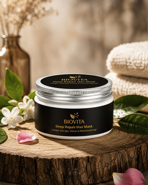 Biovita Organic Deep Repair Hair Mask | Best Hair Mask for Silky Hair - Biovita