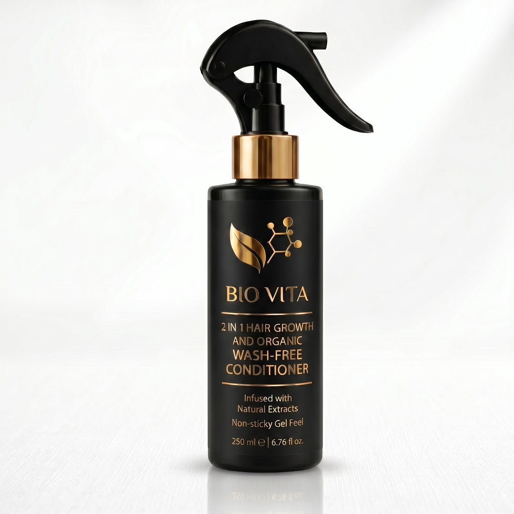 Biovita 2-in-1 Hair Growth & Organic Wash-Free Conditioner (Non-Sticky Gel) – 250ml